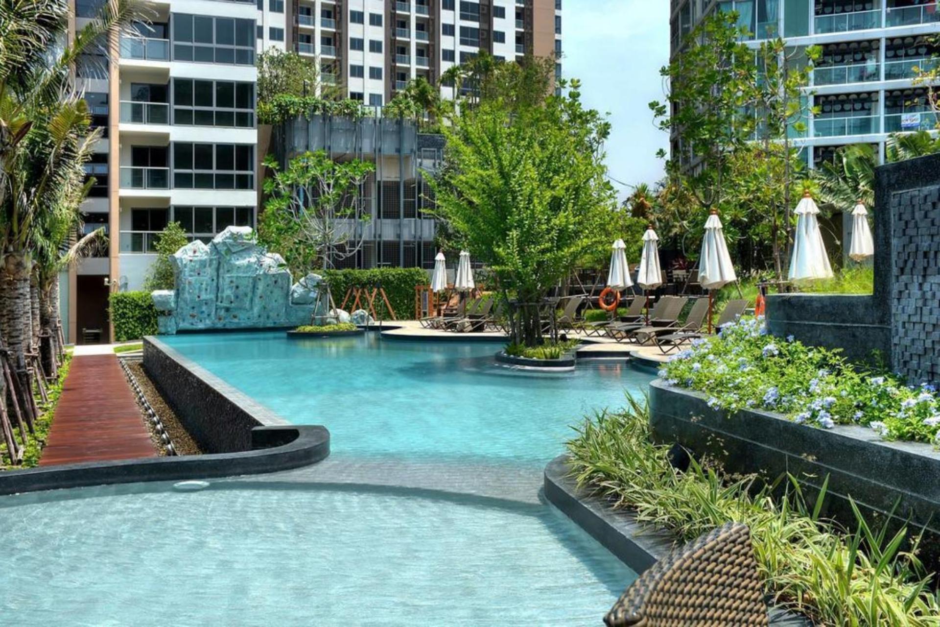 Walking Street Unixx Condo Beautiful Sea View Pattaya Buitenkant foto