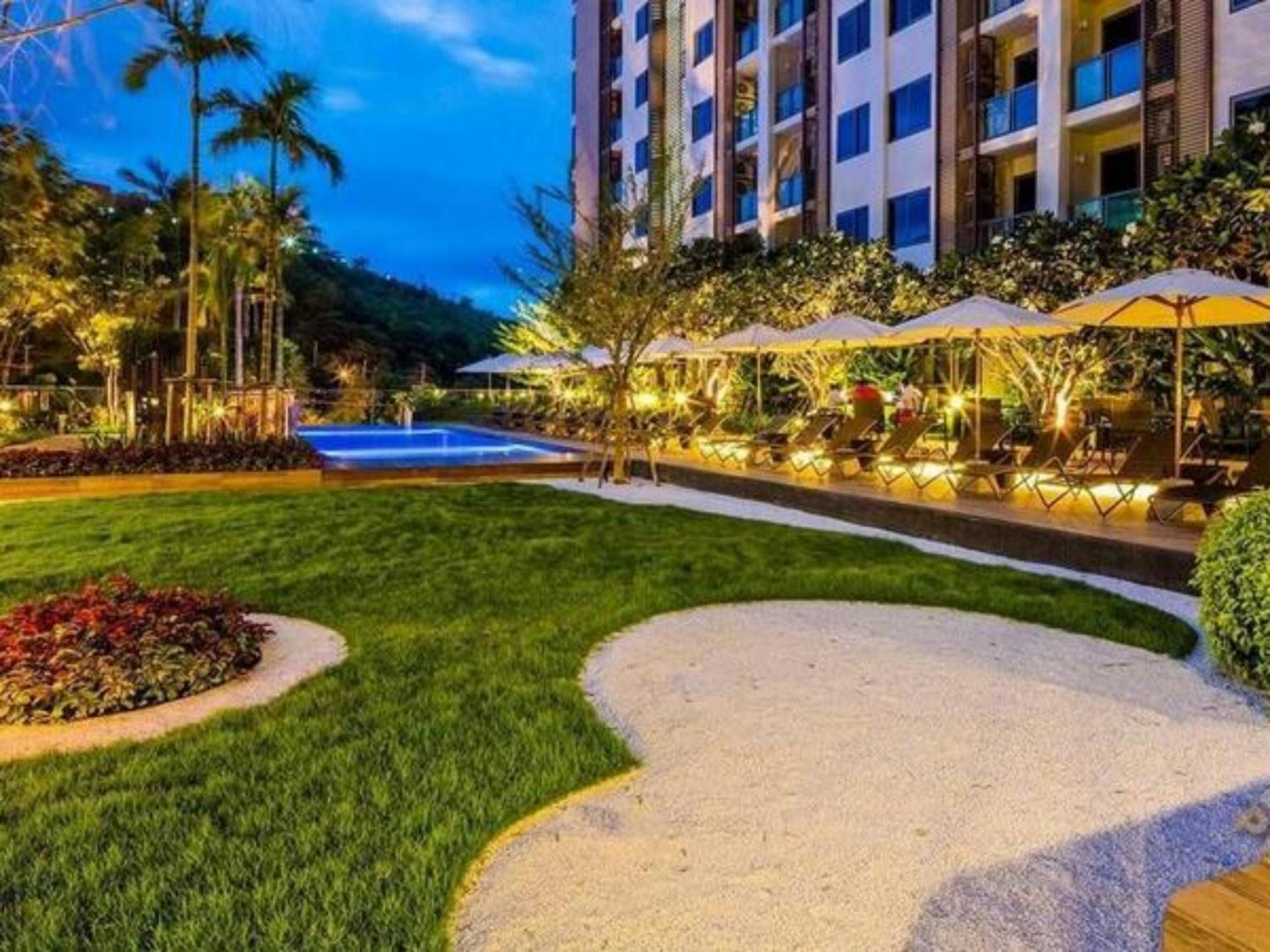 Walking Street Unixx Condo Beautiful Sea View Pattaya Buitenkant foto