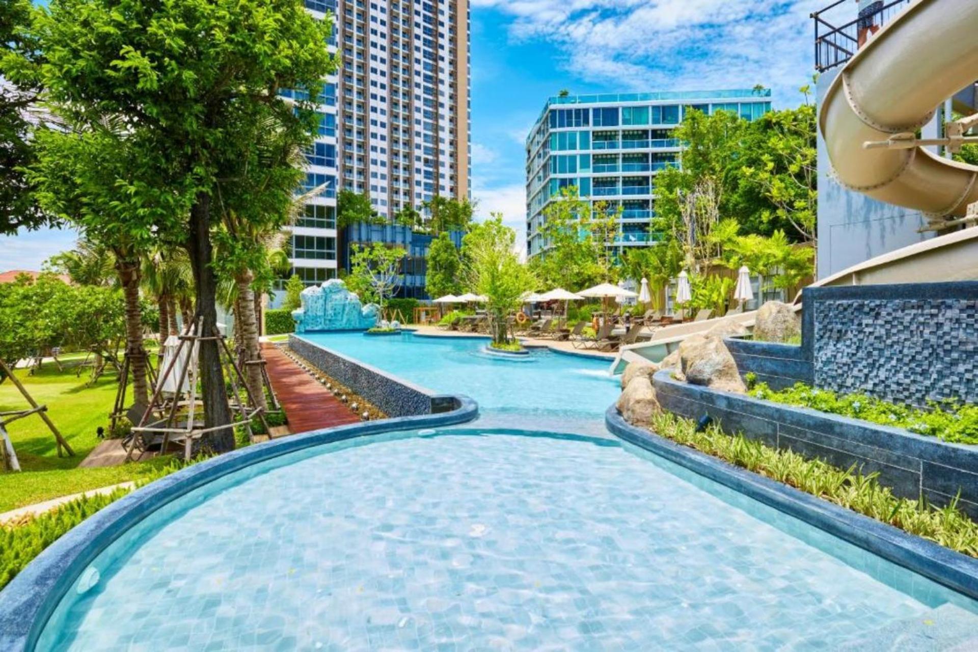 Walking Street Unixx Condo Beautiful Sea View Pattaya Buitenkant foto