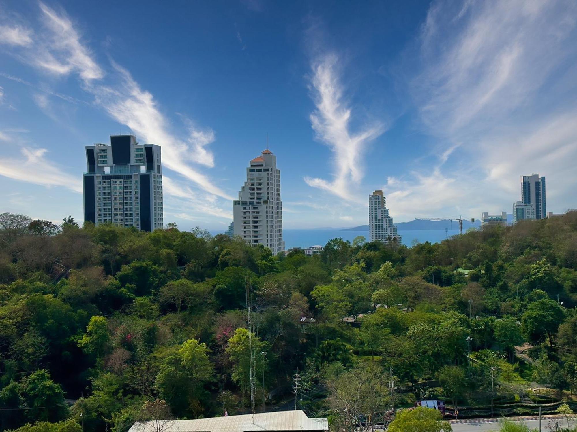 Walking Street Unixx Condo Beautiful Sea View Pattaya Buitenkant foto